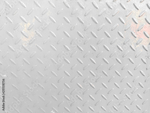 Wallpaper from metallic pattern white color