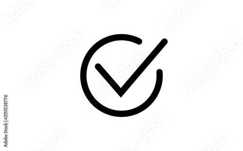 Smooth green check mark animation that symbolizes approval success or task completion. Perfect for use in mobile apps website tutorials infographics and business presentation .