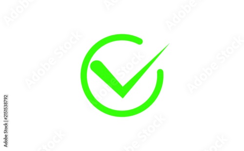 Smooth green check mark animation that symbolizes approval success or task completion. Perfect for use in mobile apps website tutorials infographics and business presentation .
