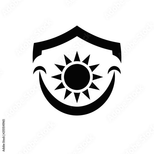 Sun Protection Shield Icon