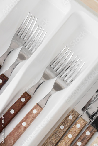 Stainless steel forks and k...