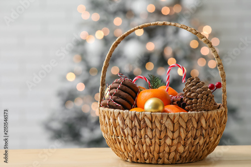 Gift basket with products a...