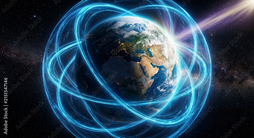 Fototapeta premium Protect the Ozone Layer, Ecology and Global Warming Awareness Concept