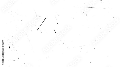 Subtle film scratches and dust texture animation on a clean white background for vintage overlay effects