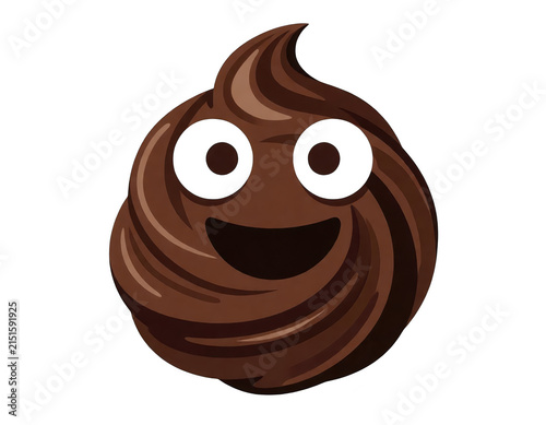 Chocolate Poop Emoji Transparent Background