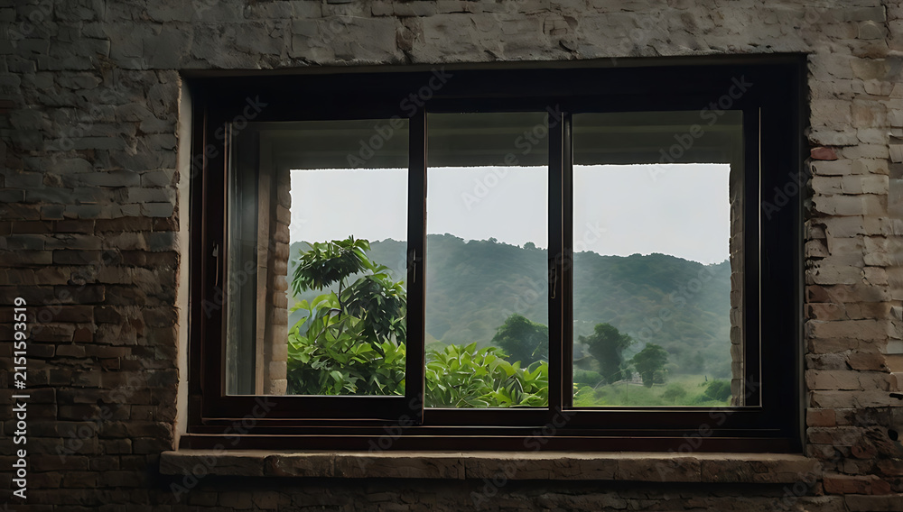 Fototapeta premium Sliding window 