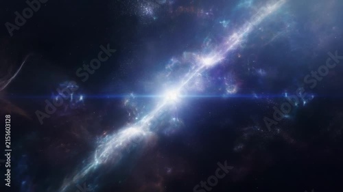 galactic cosmic dust and nebula formation timelapse