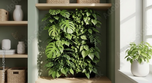 Lush Indoor Vertical Garden Oasis Bringing Nature Inside Home