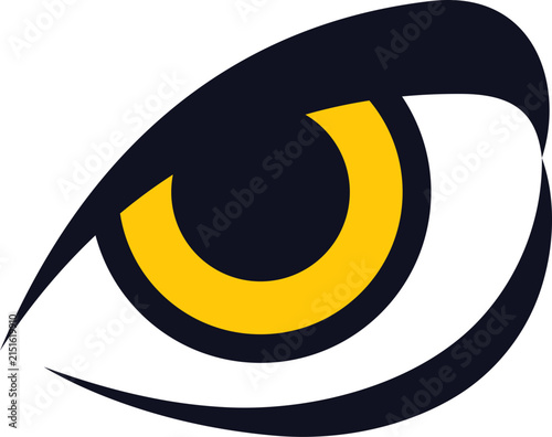 Eagle predator eye falcon bird logo       business