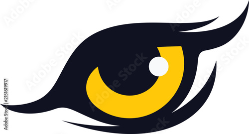 Eagle predator eye falcon bird logo       business