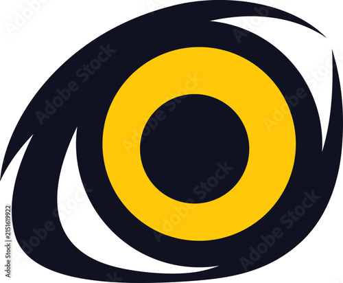Eagle predator eye falcon bird logo       business