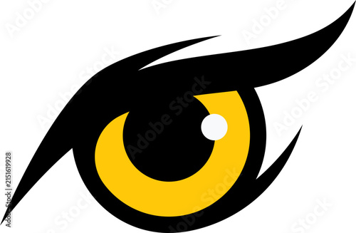 Eagle predator eye falcon bird logo       business