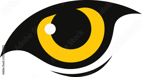 Eagle predator eye falcon bird logo       business