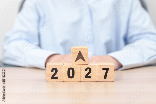 Canvastavla 2027 New year with change to UP and Down arrow