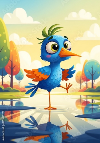 Puddle Dancer's Morning Promenade