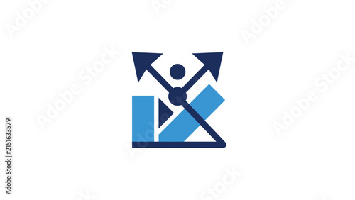 Abstract Business Growth And Decision Making Icon