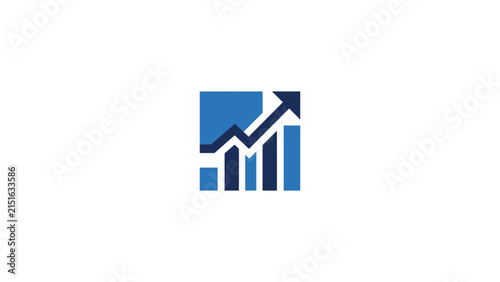 Business Growth Bar Chart Icon
