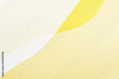 黄色の模様と絵画用キャンバス