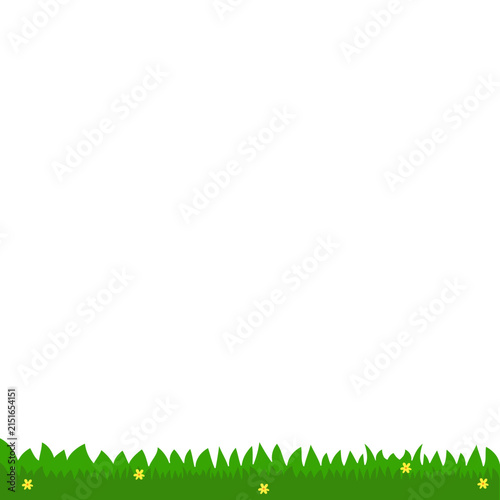 Illustration of a Patch of Green Grass