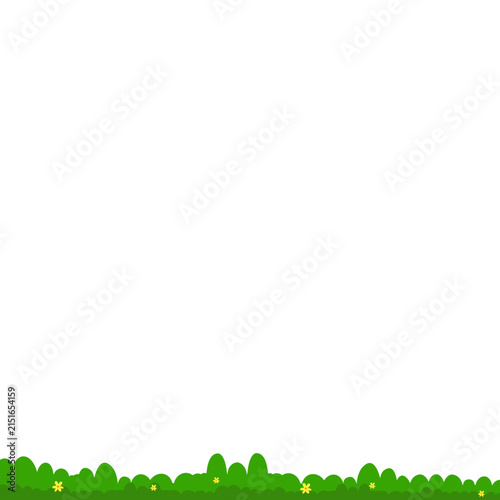 Illustration of a Patch of Green Grass