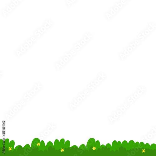 Illustration of a Patch of Green Grass
