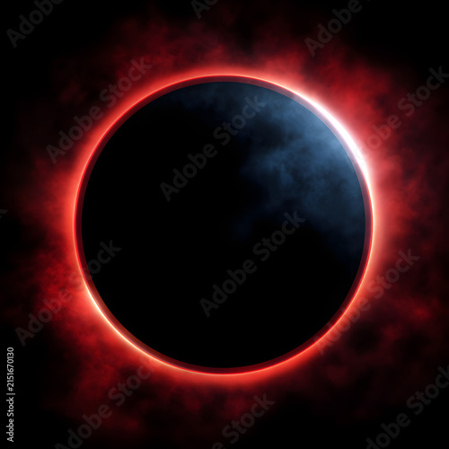 silhouette icon of solar eclipse