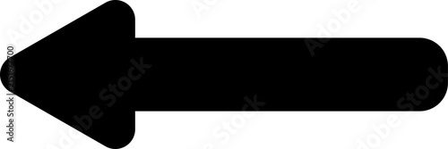 A stark black rectangular block dominates the center of a clean white background, creating.