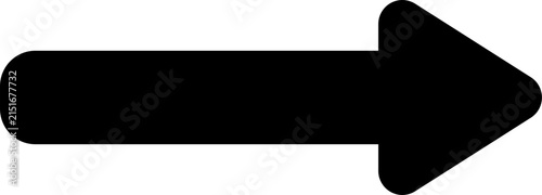 A solid black rectangular shape is centered against a plain white background.