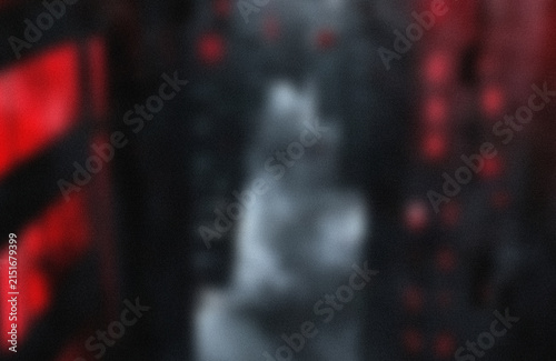 Blurred red and gray abstract light pattern