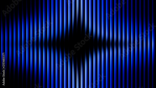 Abstract blue light lines glowing in a dark background pattern design