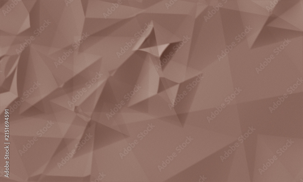 Obraz premium A high resolution close up of a brown crumpled paper texture with deep shadows and organic folds