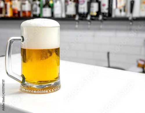 Close up of a glass of fresh orange juice on a table.