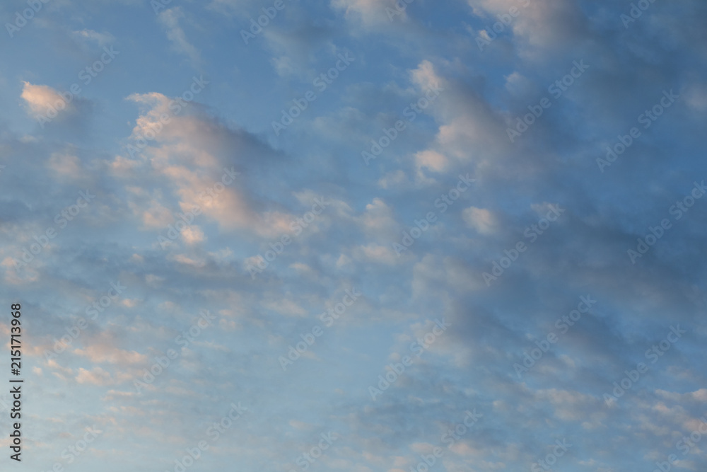 Obraz premium Soft Clouds in a Blue Sky