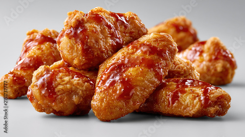 Fried chicken wing sauced chicken wing crispy chicken wing glazed chicken wing spicy chicken wing