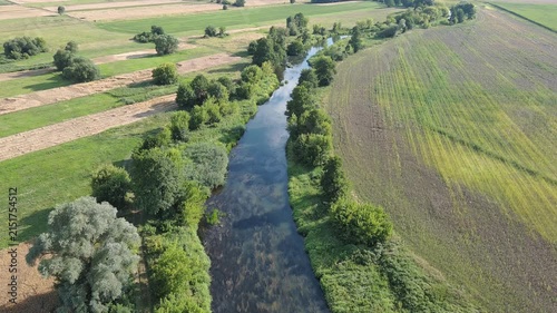 Widawka River Among Greenery