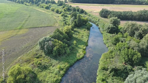 Widawka River Among Greenery