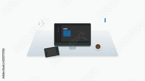 Abstract mosaic of colorful rectangles and circles in a clean, modern design, suitable for presentations and graphic elements