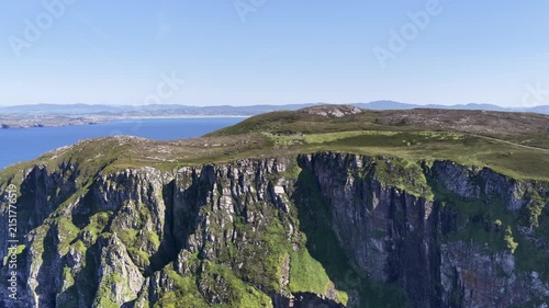 Aerial view of Horn Head in County Donegal, Ireland