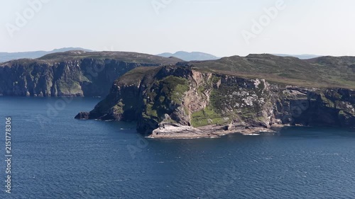 Aerial view of Horn Head in County Donegal, Ireland