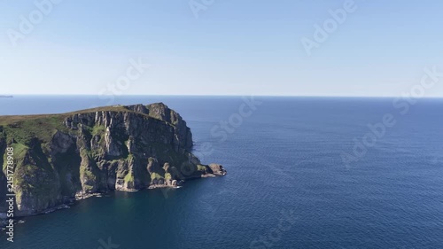 Aerial view of Horn Head in County Donegal, Ireland