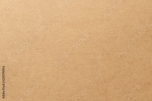 Brown cardboard sheet abstract background, texture of sepia color kraft paper with vintage pattern for design art work.