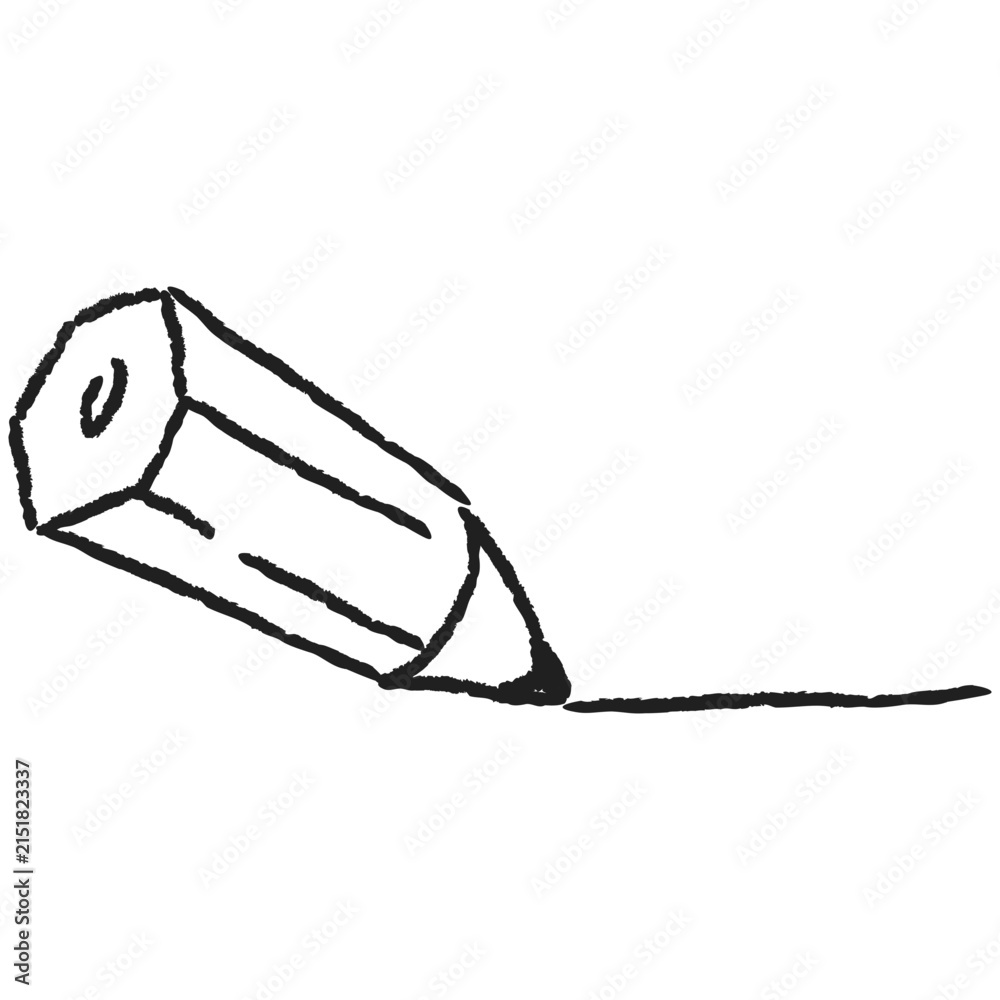 Obraz premium Pencil Chalk Drawing