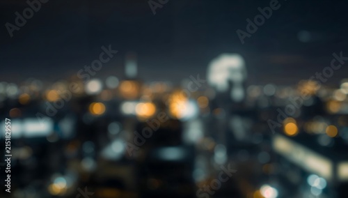 Generative AI creates a vibrant nighttime cityscape with blurred lights