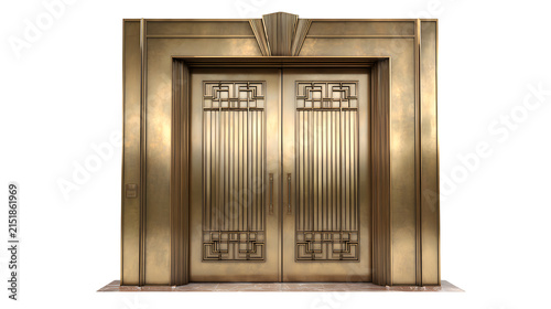 Elegant art deco elevator doors with geometric design with ornate gold elevator geometric pattern interior design pair ornate architecture with decorative