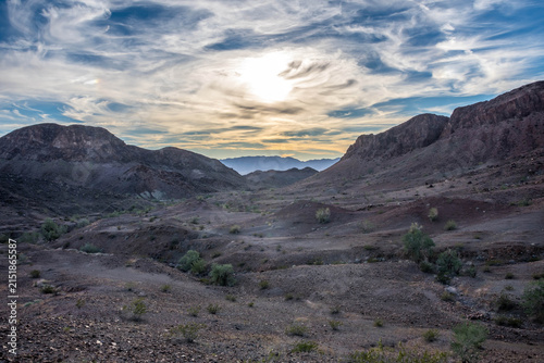 An overlooking view of nature in Yuma, Arizona