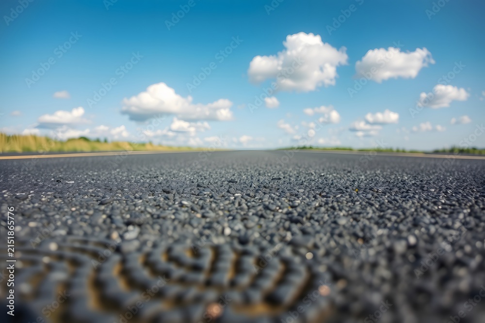 Obraz premium Freshly paved road