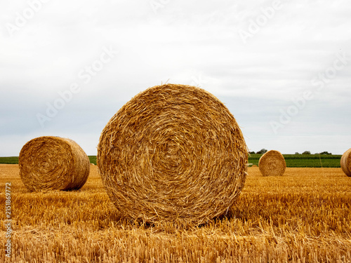 Straw bales in Luxemburg
