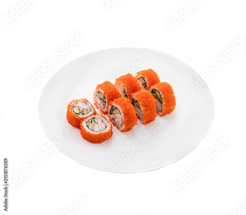 Foto California roll or similar uramaki roll