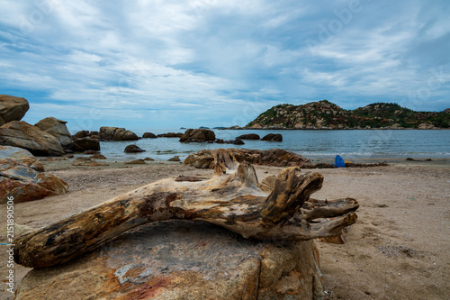 Obraz na płótnie beach and rocks