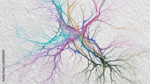 Iridescent Pigment Veins in Turquoise Magenta Gold and Violet, Abstract Art Background